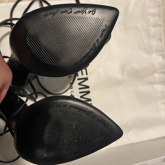 FEMME LA LUCE MINIMALE STRAPPY HEELS - Picture 8 of 13